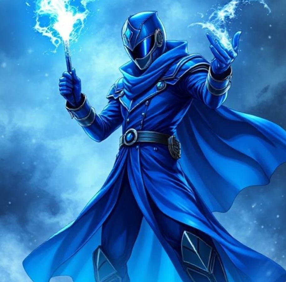 Blue Magician Warrior From Celestic Warriors: Orb Warriors